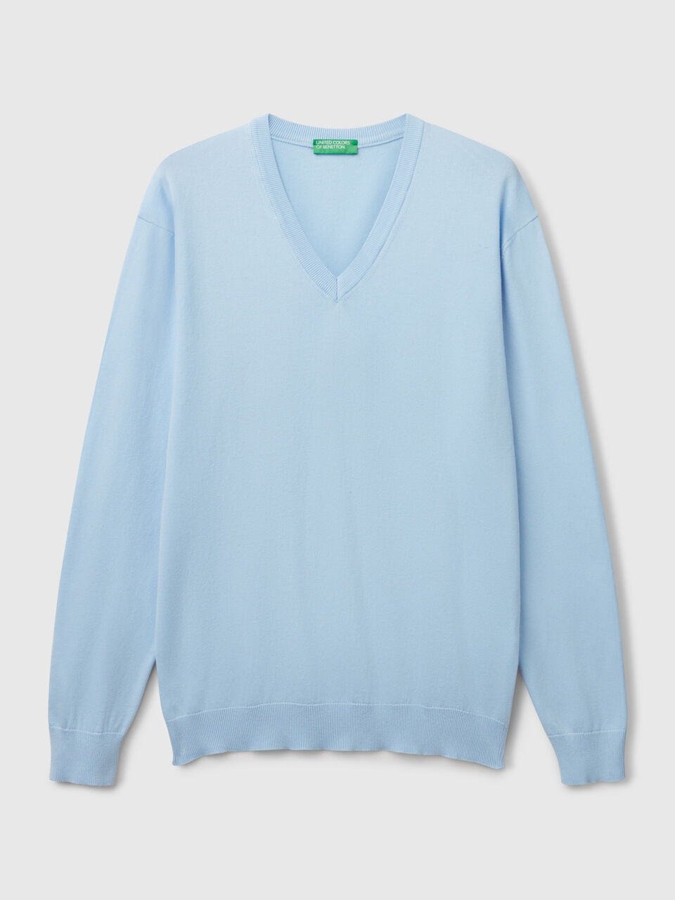 V NECK SWEATER L/S Hombre image number 1